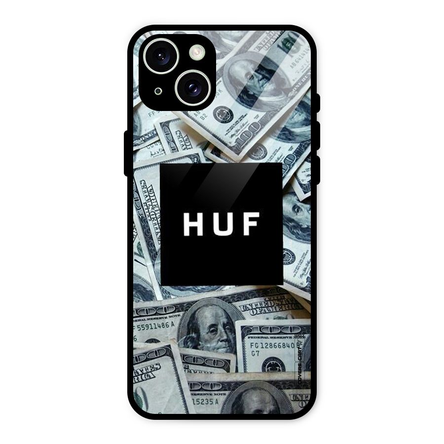 Money Life Glass Back Case for iPhone 15 Plus