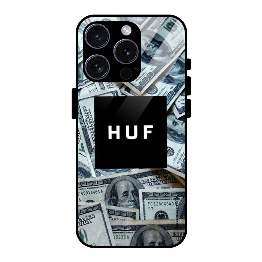 Money Life Glass Back Case for iPhone 15 Pro