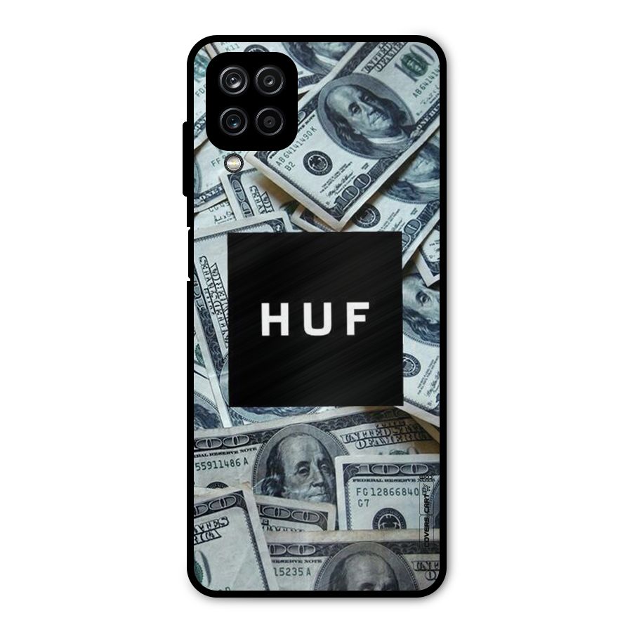 Money Life Metal Back Case for Galaxy A12