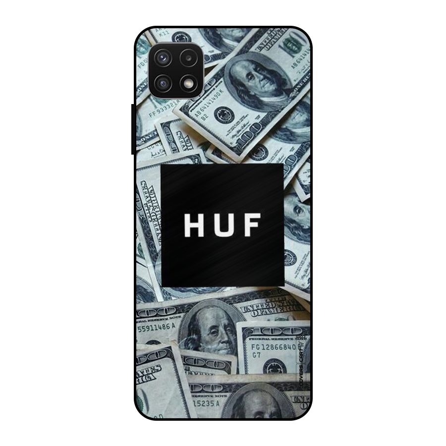 Money Life Metal Back Case for Galaxy A22 5G