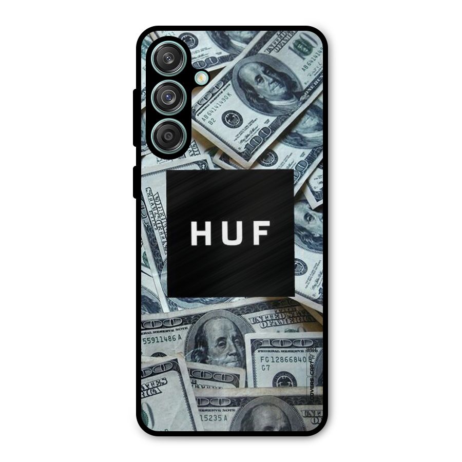Money Life Metal Back Case for Galaxy M55 5G