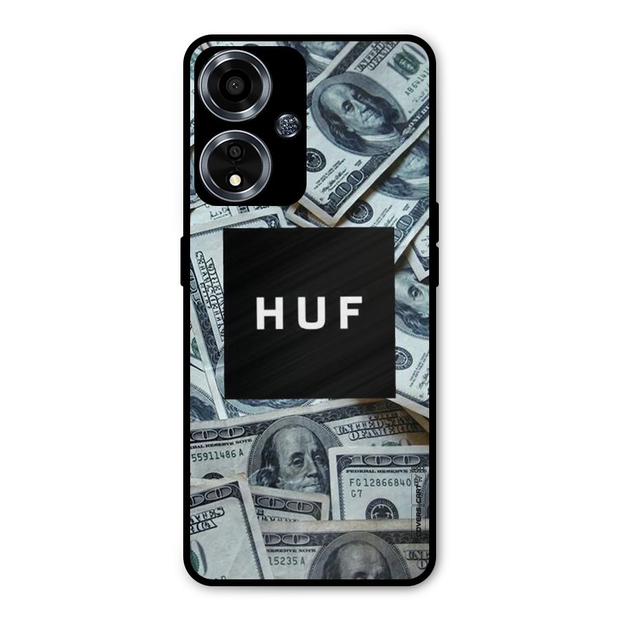 Money Life Metal Back Case for Oppo A59