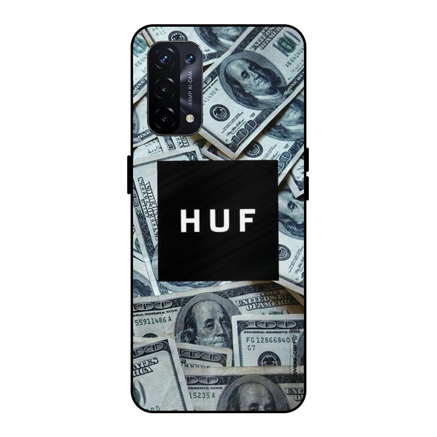 Money Life Metal Back Case for Oppo A74 5G