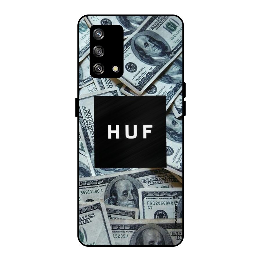 Money Life Metal Back Case for Oppo F19