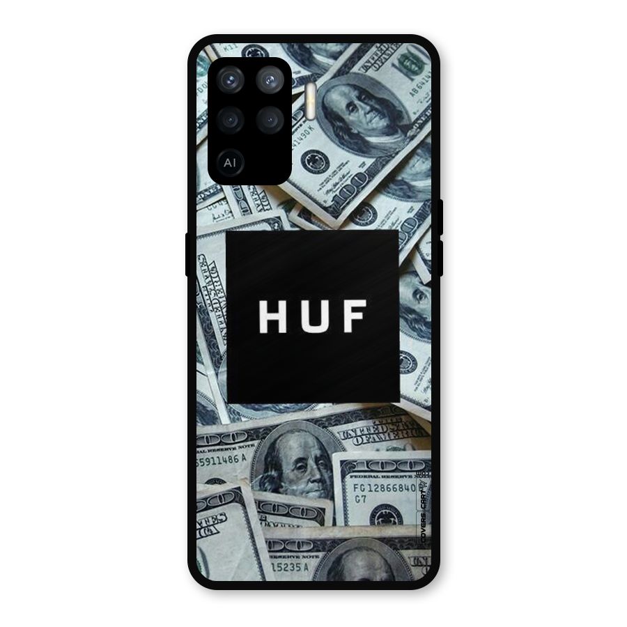 Money Life Metal Back Case for Oppo F19 Pro