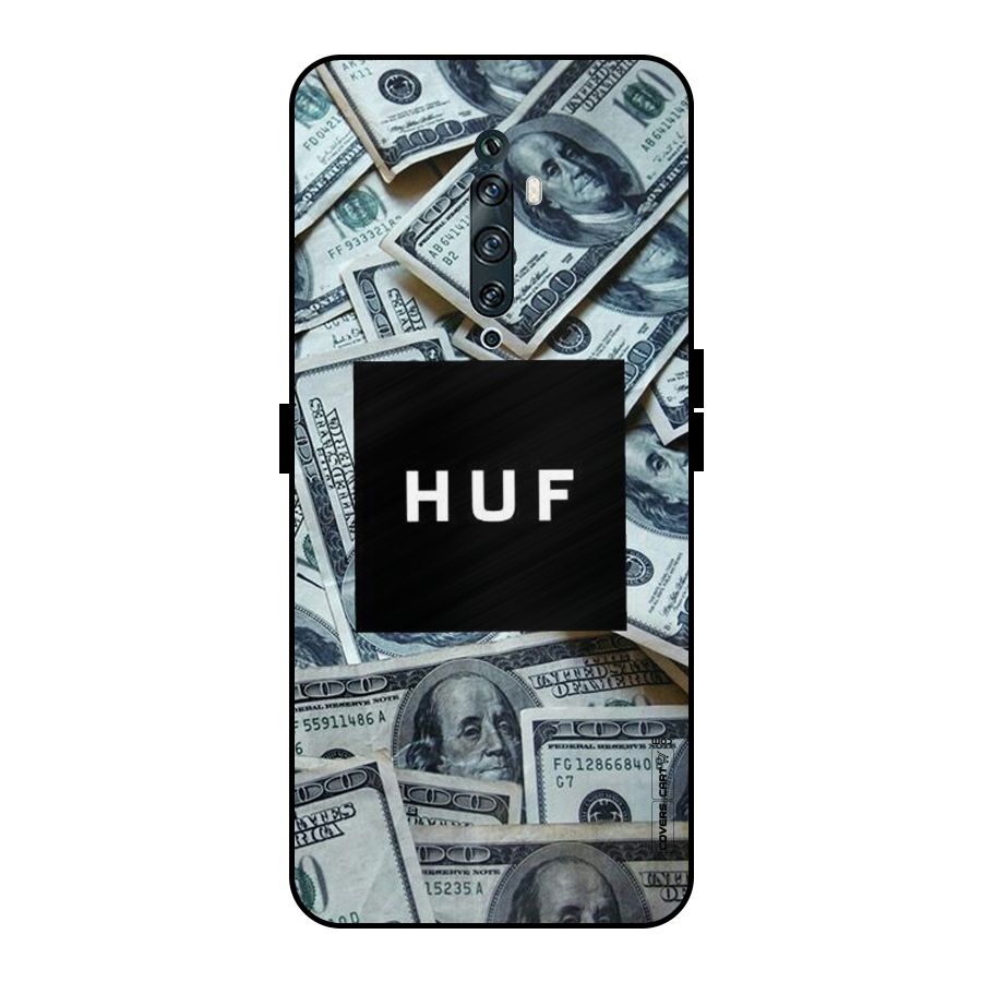 Money Life Metal Back Case for Oppo Reno2 F
