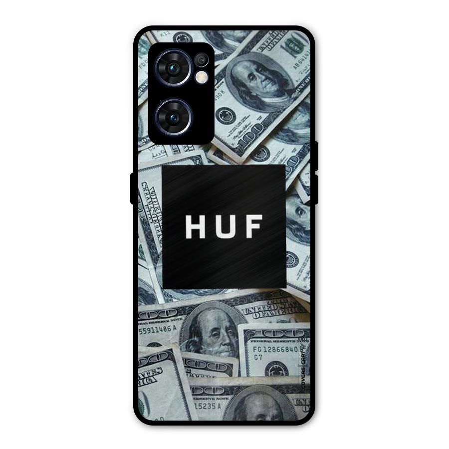 Money Life Metal Back Case for Oppo Reno7 5G