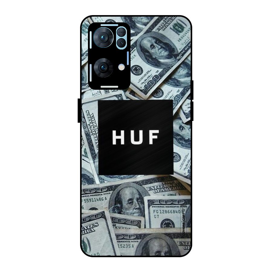 Money Life Metal Back Case for Oppo Reno7 Pro 5G