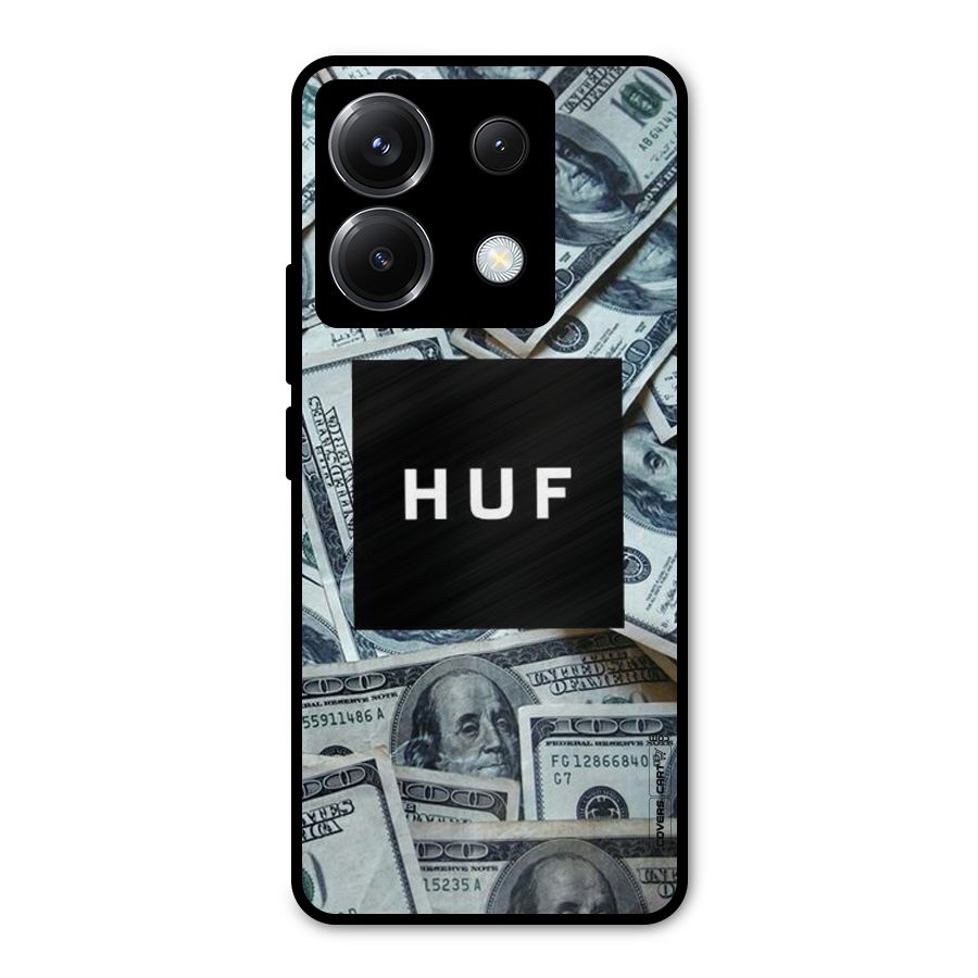 Money Life Metal Back Case for Poco X6