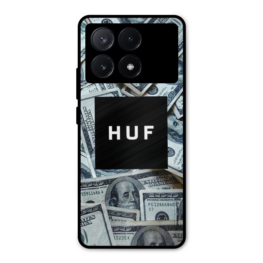 Money Life Metal Back Case for Poco X6 Pro