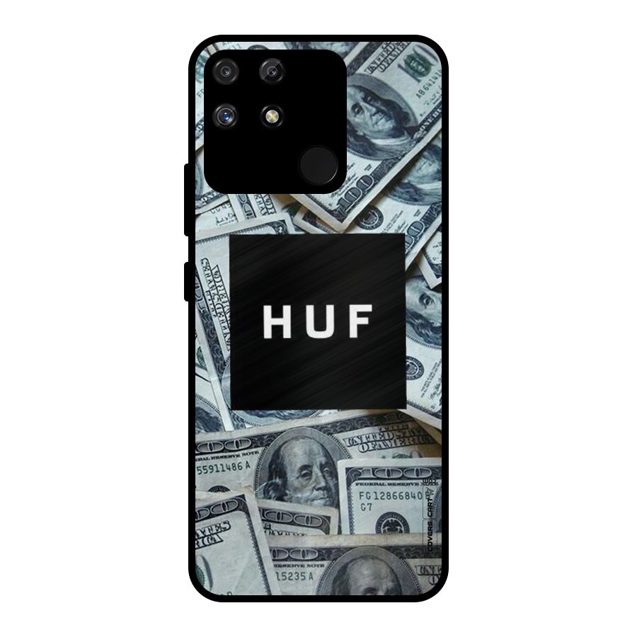 Money Life Metal Back Case for Realme Narzo 50A