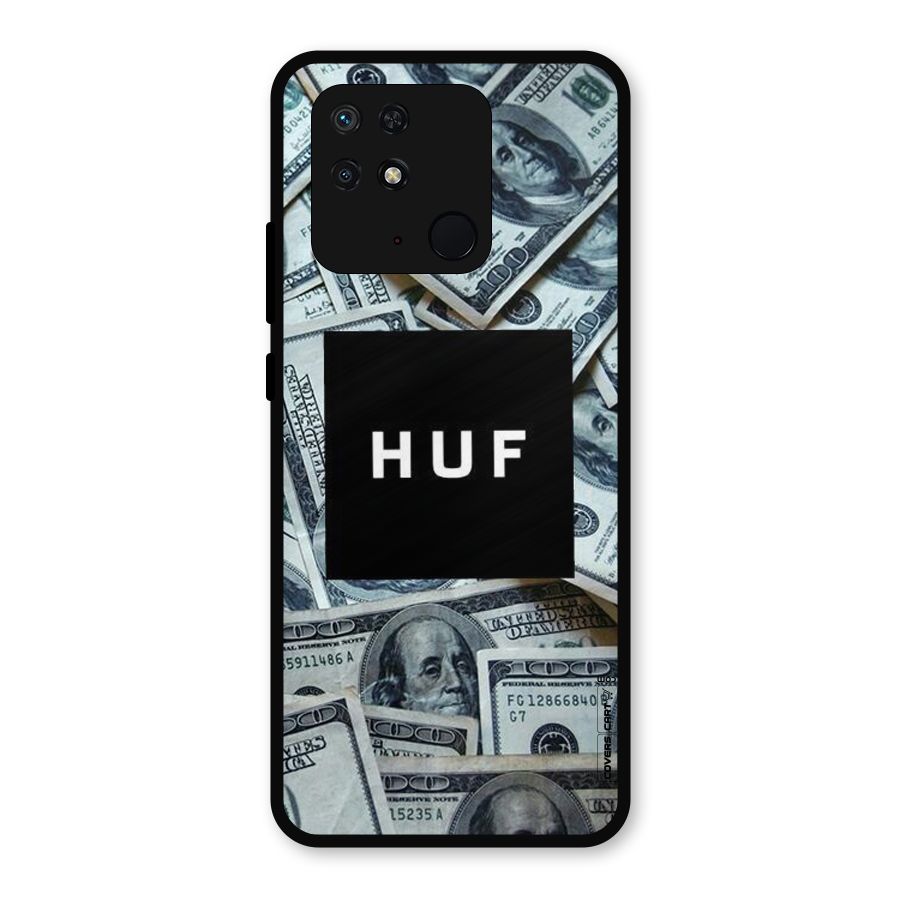 Money Life Metal Back Case for Redmi 10 Power