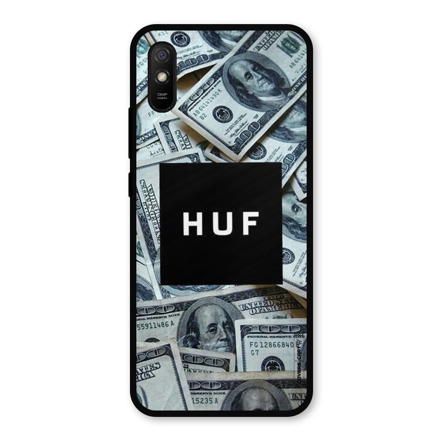 Money Life Metal Back Case for Redmi 9a