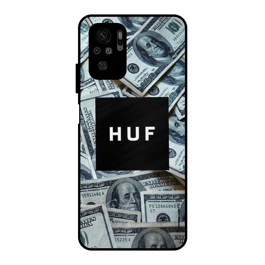 Money Life Metal Back Case for Redmi Note 10S
