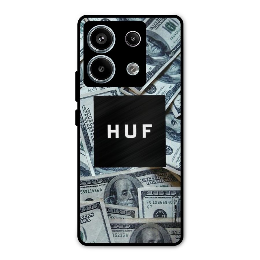 Money Life Metal Back Case for Redmi Note 13 Pro 5G