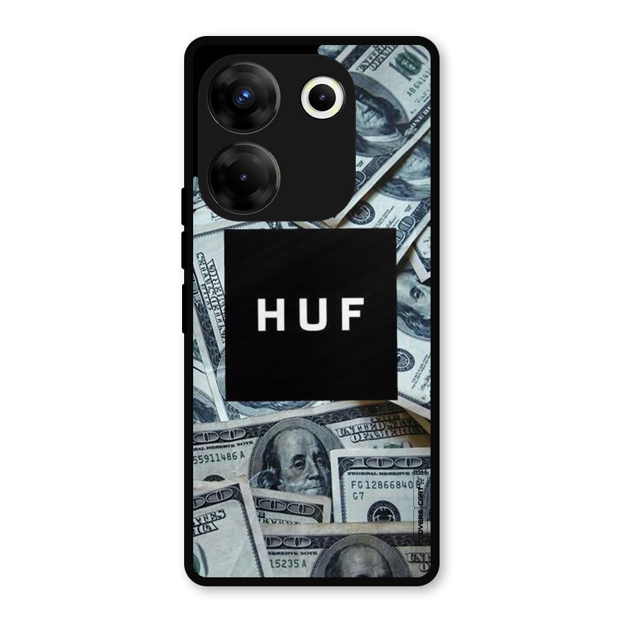 Money Life Metal Back Case for Tecno Camon 20