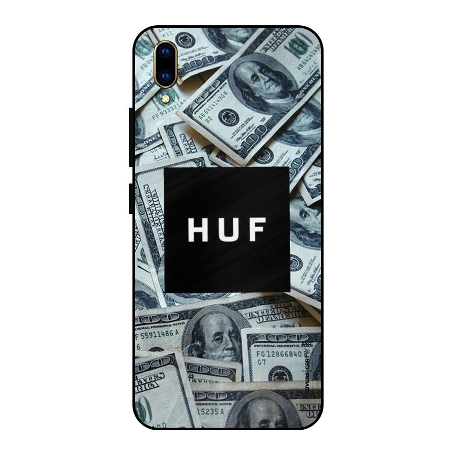 Money Life Metal Back Case for Vivo V11 Pro