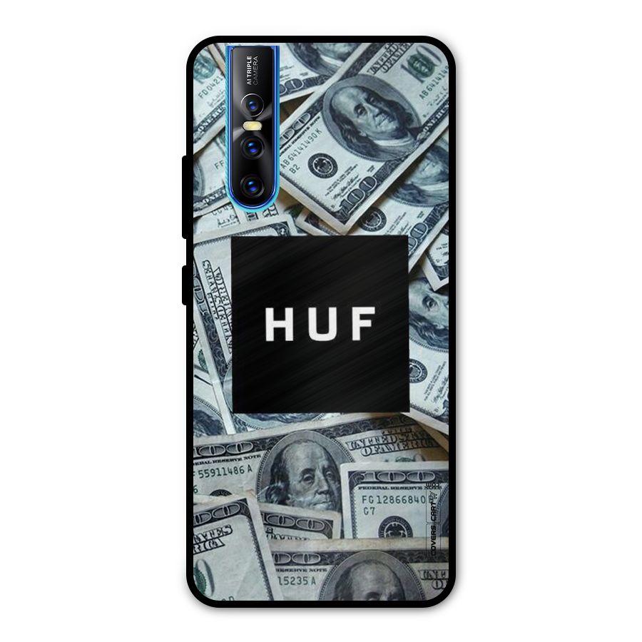 Money Life Metal Back Case for Vivo V15 Pro