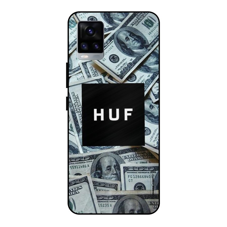 Money Life Metal Back Case for Vivo V20 2021
