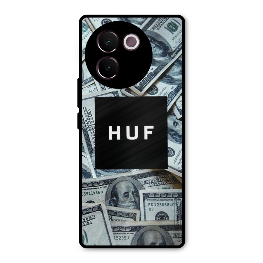 Money Life Metal Back Case for Vivo V30e