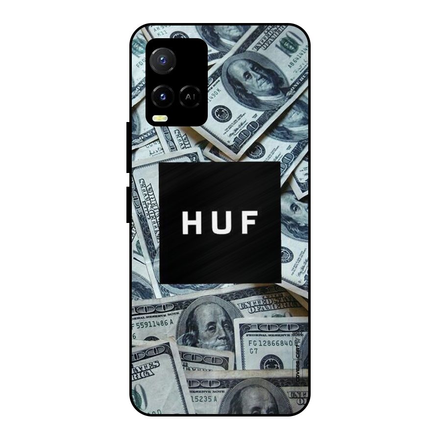 Money Life Metal Back Case for Vivo Y21