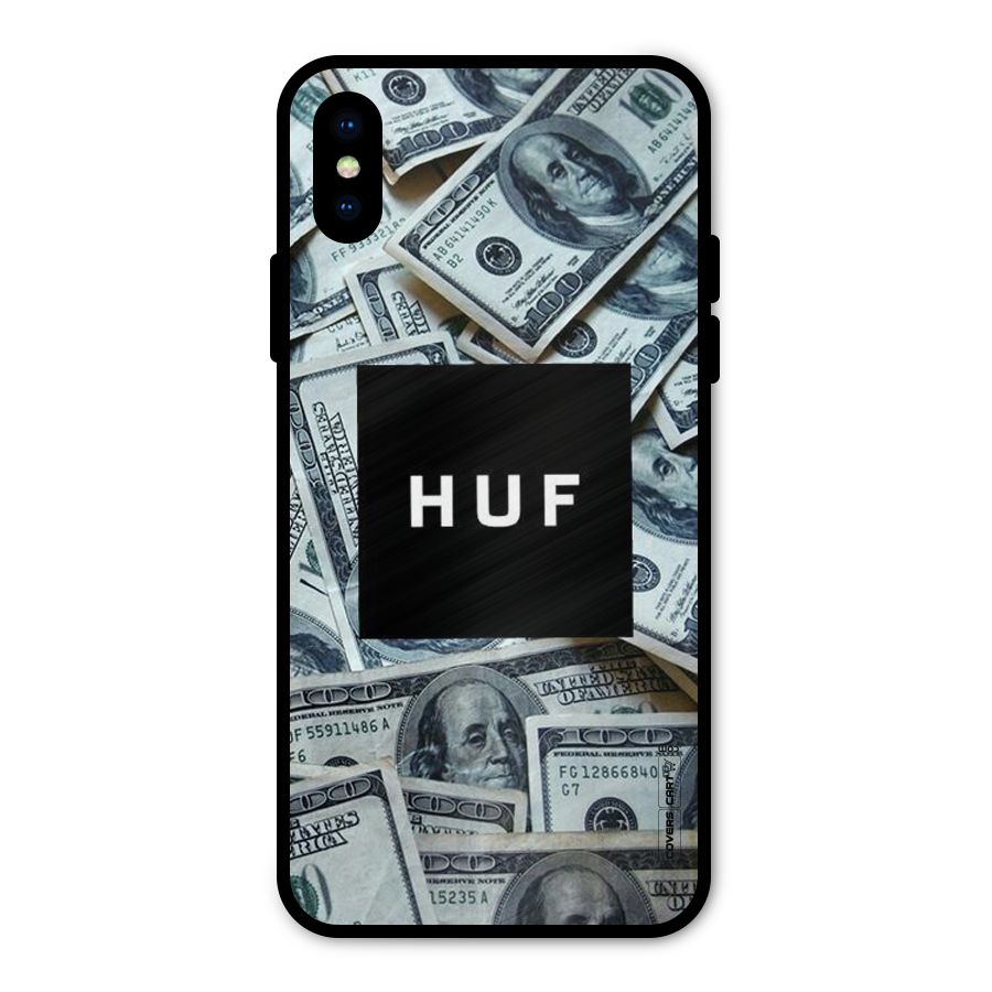 Money Life Metal Back Case for iPhone X