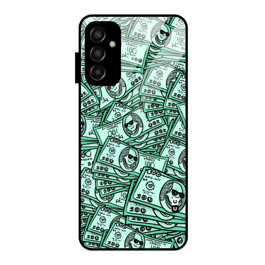 Money Swag Glass Back Case for Galaxy F13
