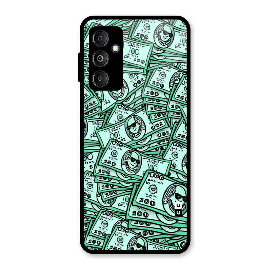 Money Swag Glass Back Case for Galaxy M14 5G