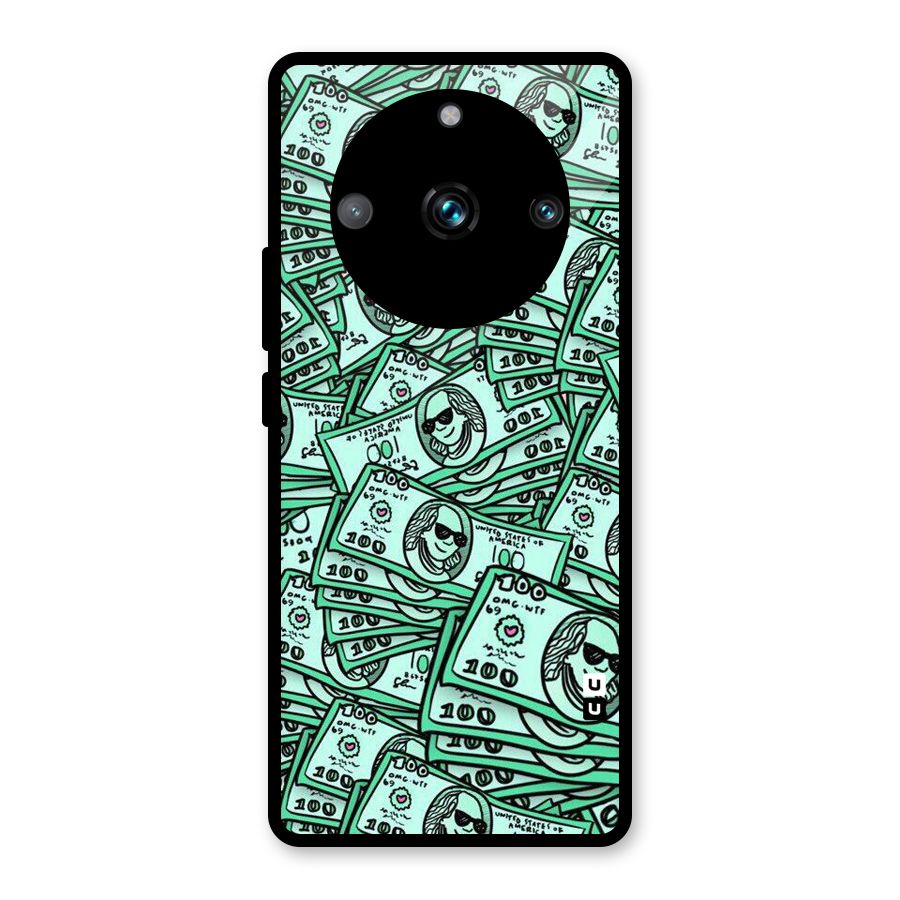 Money Swag Glass Back Case for Realme 11 Pro
