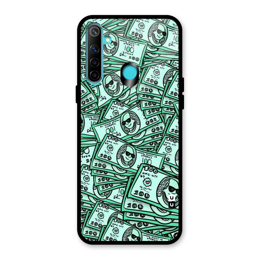 Money Swag Glass Back Case for Realme 5