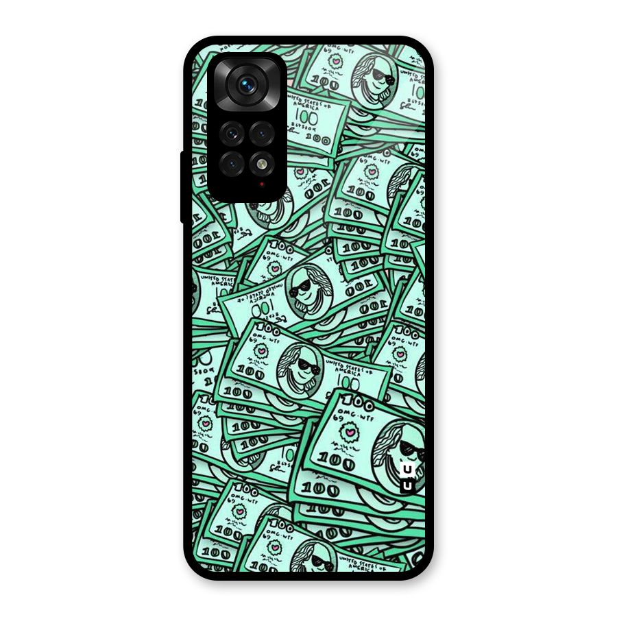 Money Swag Glass Back Case for Redmi Note 11S