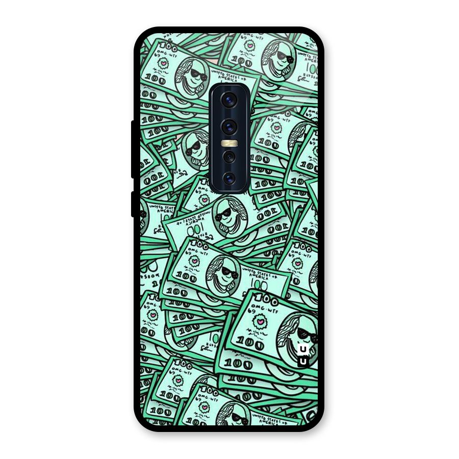 Money Swag Glass Back Case for Vivo V17 Pro
