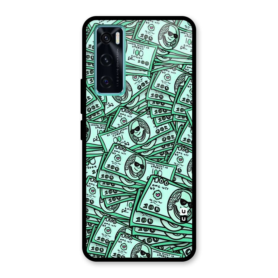 Money Swag Glass Back Case for Vivo V20 SE