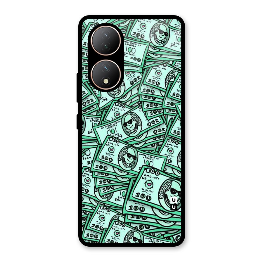 Money Swag Glass Back Case for Vivo Y100A