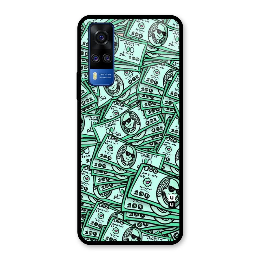 Money Swag Glass Back Case for Vivo Y31