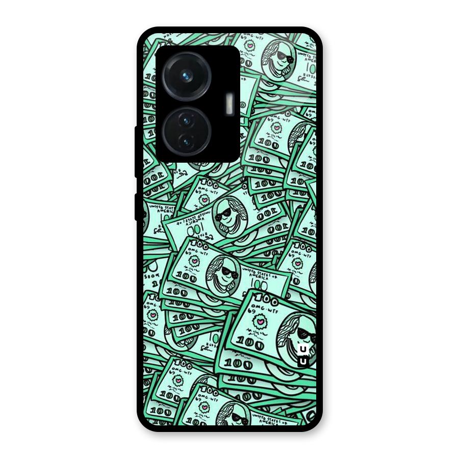 Money Swag Glass Back Case for iQOO Z6 44W