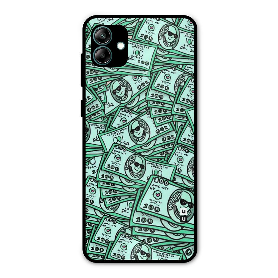 Money Swag Metal Back Case for Galaxy A04