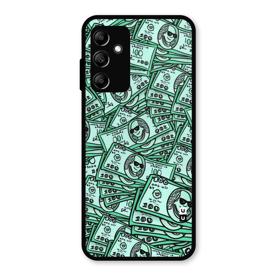 Money Swag Metal Back Case for Galaxy A14 5G