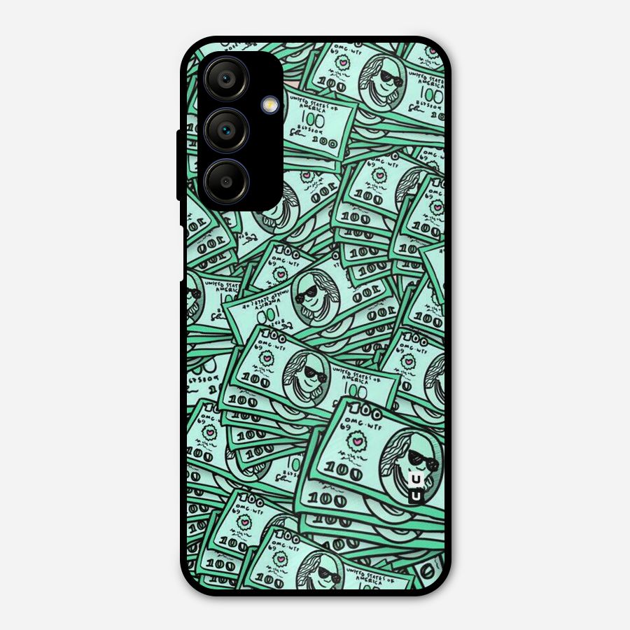 Money Swag Metal Back Case for Galaxy A15 5G