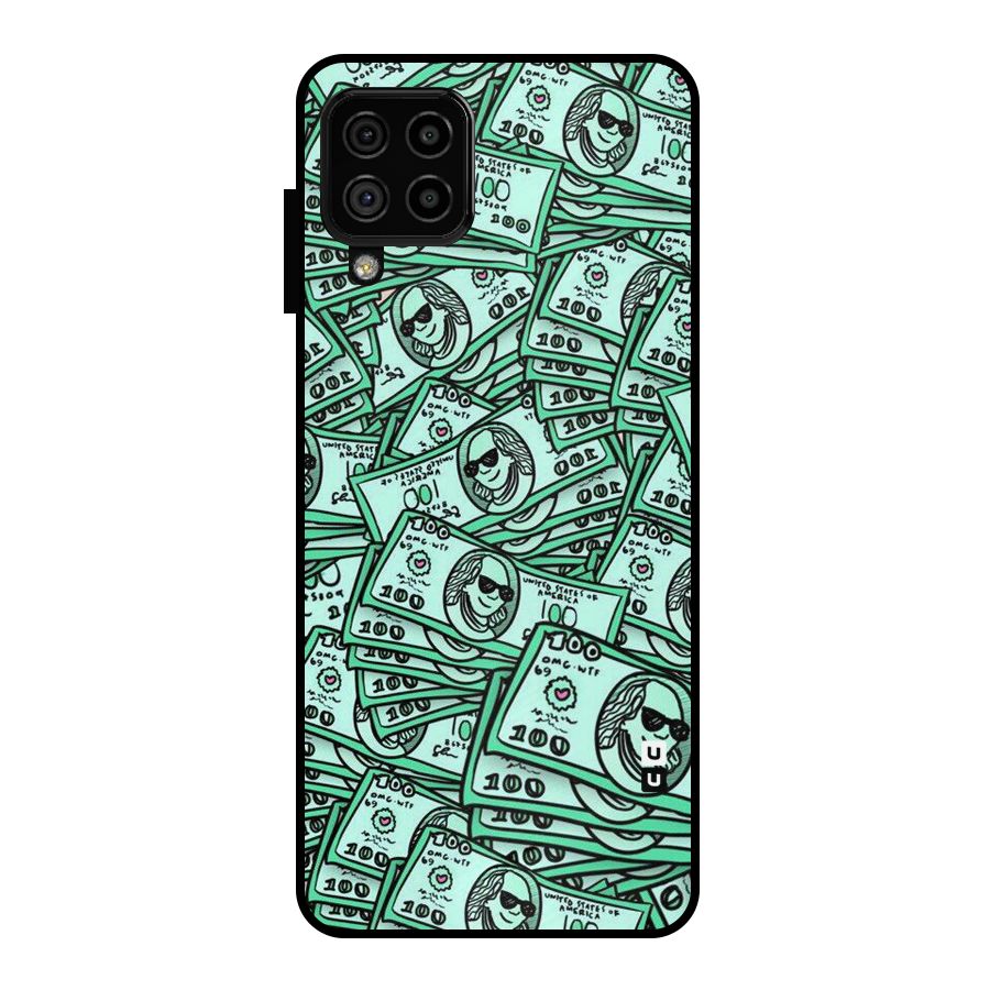 Money Swag Metal Back Case for Galaxy A22 4G