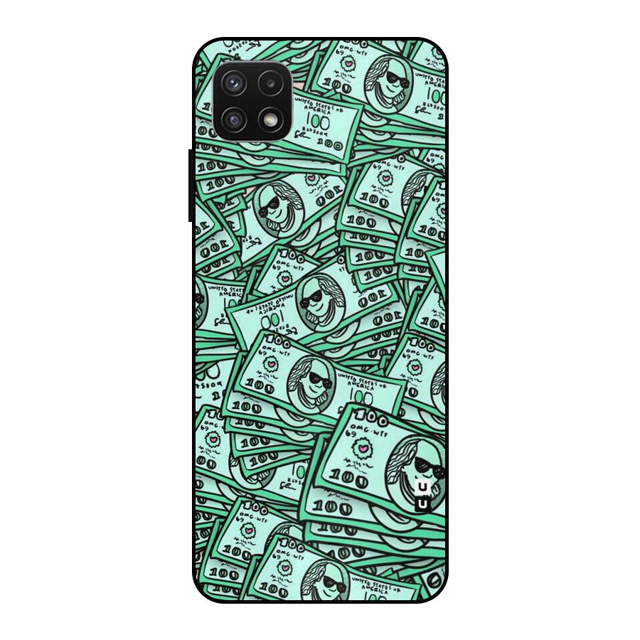 Money Swag Metal Back Case for Galaxy A22 5G