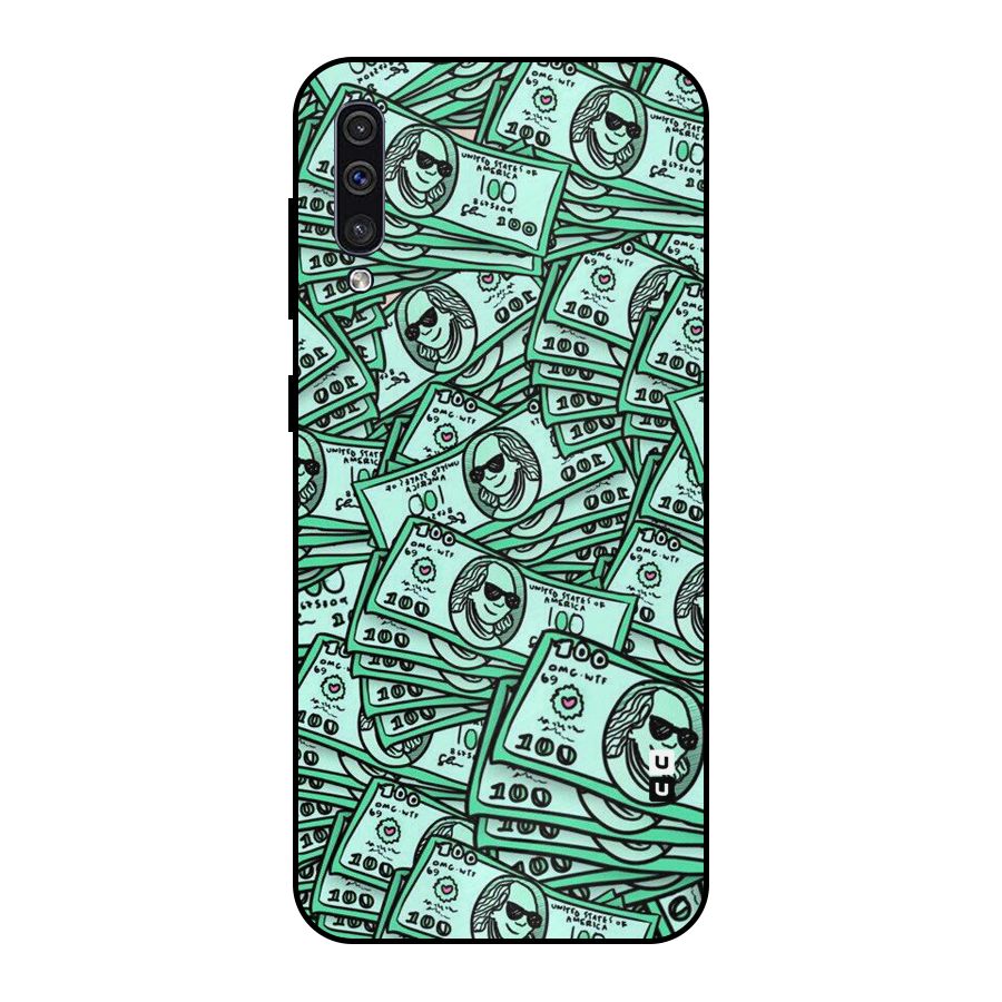 Money Swag Metal Back Case for Galaxy A30s