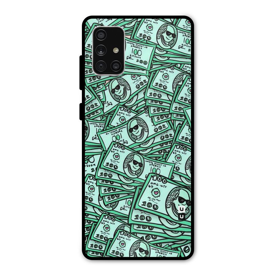 Money Swag Metal Back Case for Galaxy A71