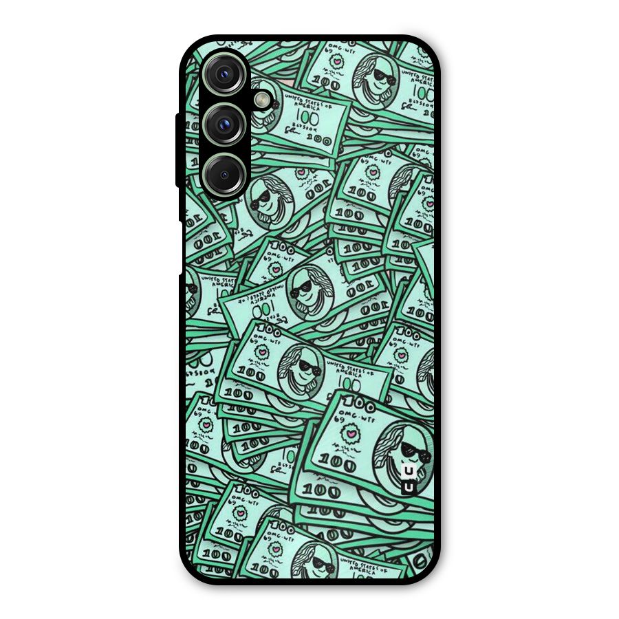 Money Swag Metal Back Case for Galaxy F34