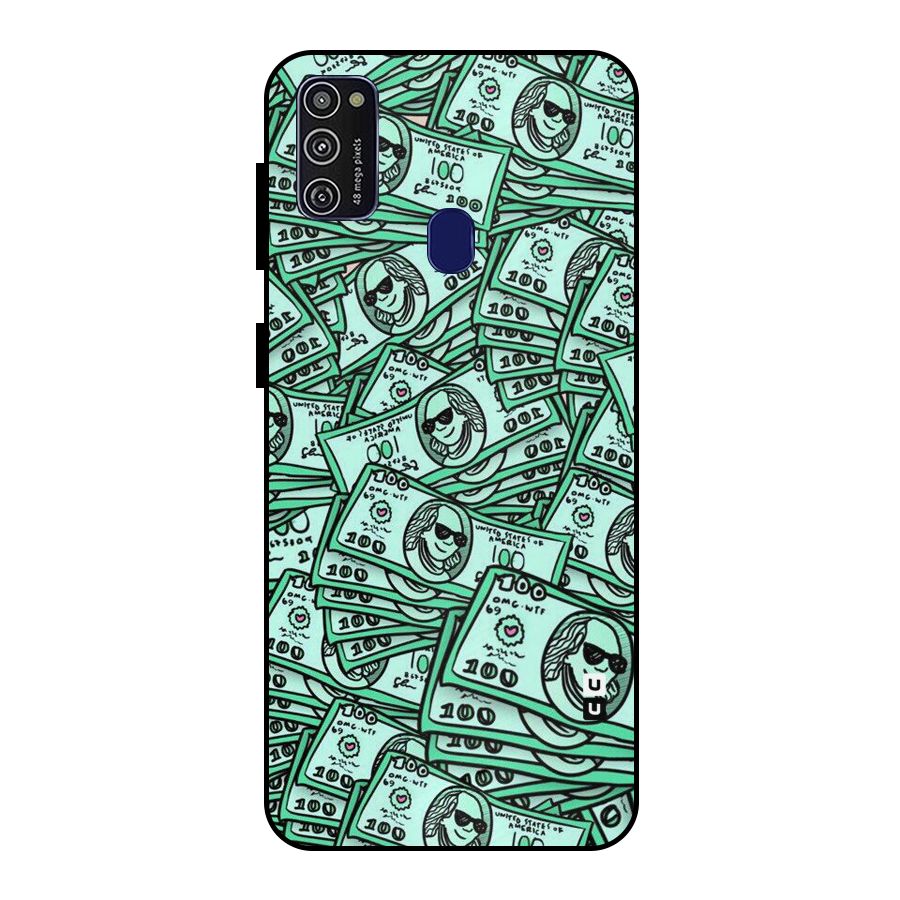 Money Swag Metal Back Case for Galaxy M30s