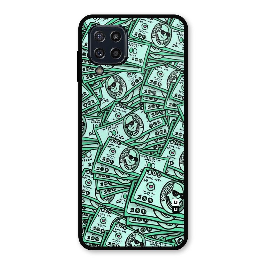 Money Swag Metal Back Case for Galaxy M32