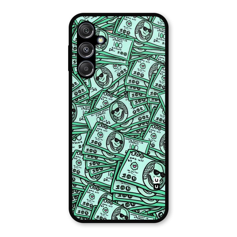 Money Swag Metal Back Case for Galaxy M34 5G