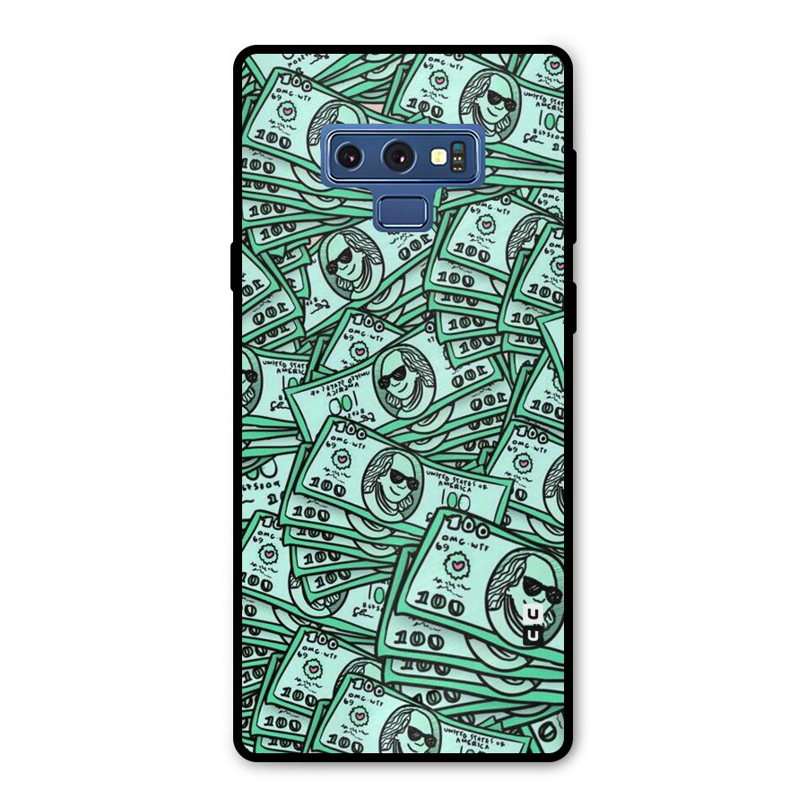 Money Swag Metal Back Case for Galaxy Note 9