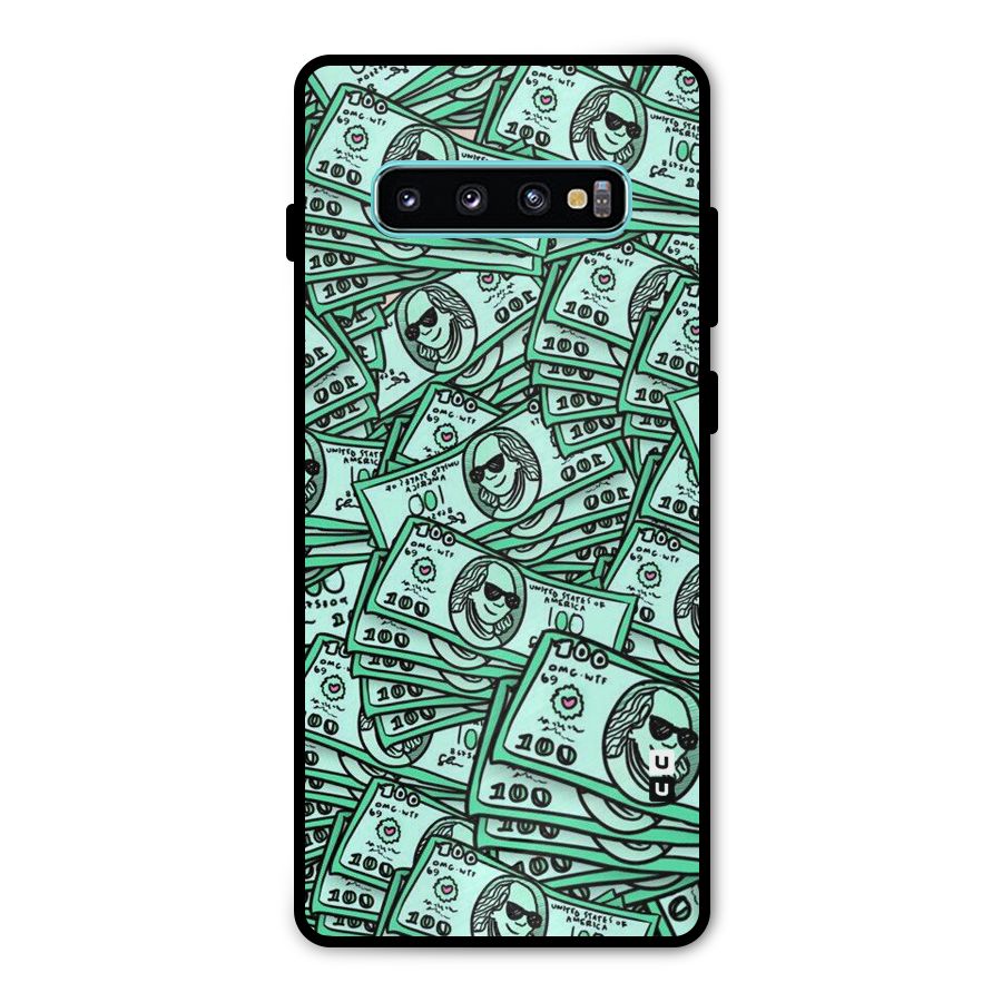 Money Swag Metal Back Case for Galaxy S10 Plus