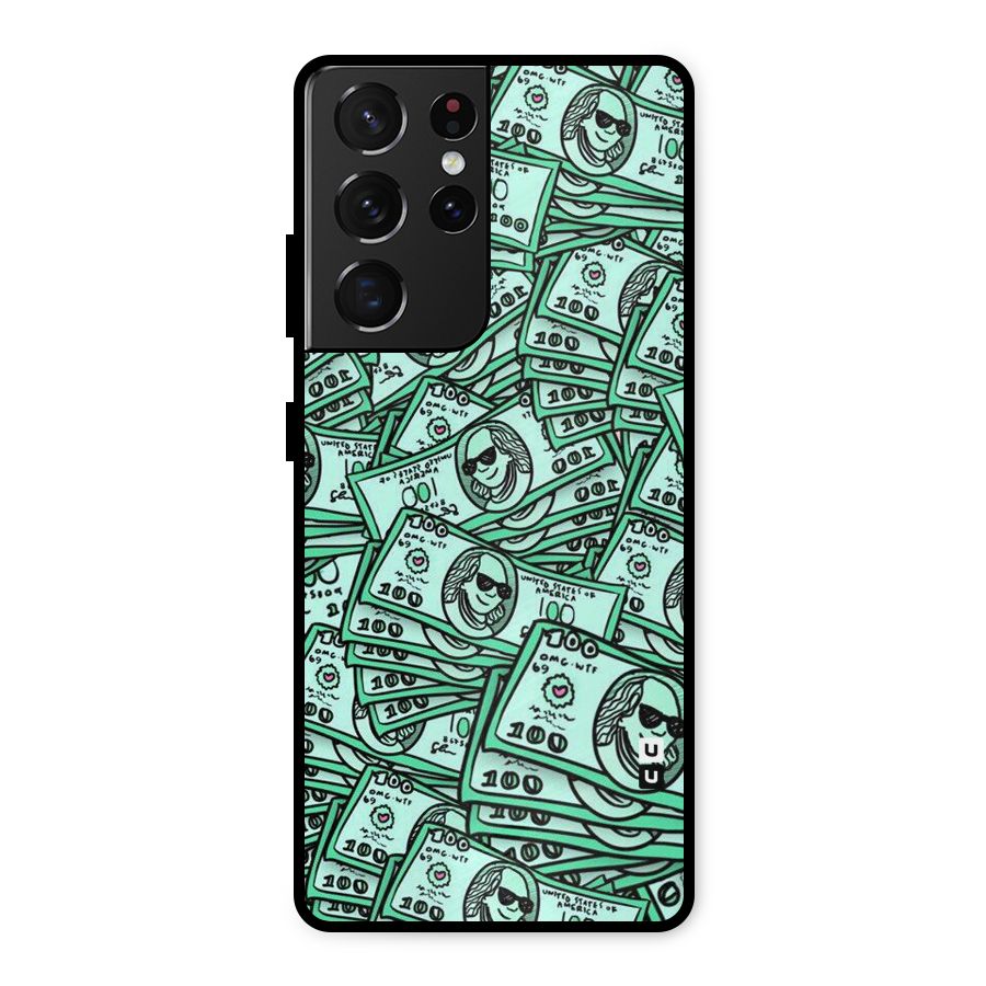 Money Swag Metal Back Case for Galaxy S21 Ultra 5G